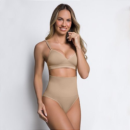 CALCINHA REDUTORA CÓS MÉDIO SEM COSTURA