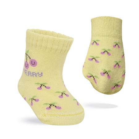 MEIA RECEM NASCIDO + LUVA KIT 2P