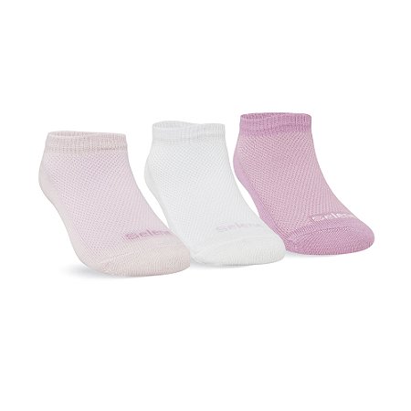 MEIA BEBE SAPATILHA KIT 3 PARES