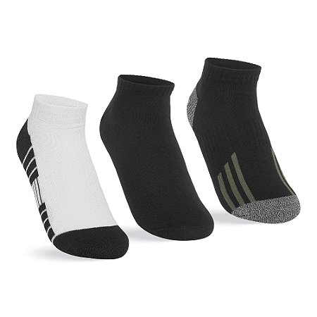 MEIA SAPATILHA JUVENIL KIT 3P