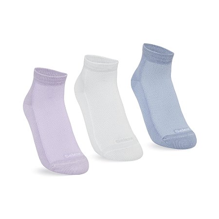 MEIA ESPORTIVA CANO CURTO - KIT 3P