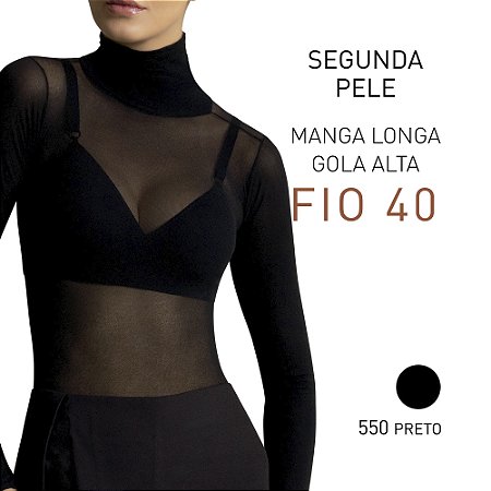 SEGUNDA PELE GOLA ALTA - FIO 40