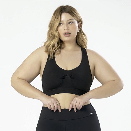 TOP NADADOR SEM COSTURA - PLUS SIZE