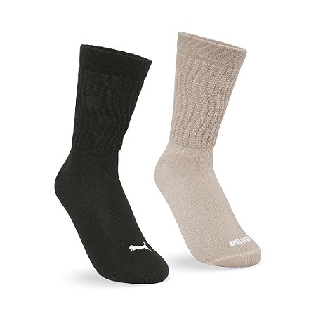 MEIA ESPORTIVA FEMININA CANO MEDIO 2 PARES - PUMA