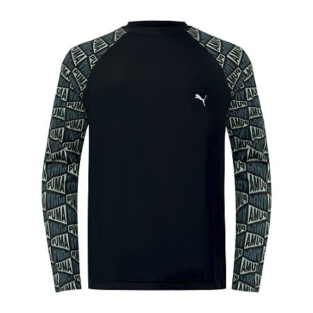 CAMISETA MANGA LONGA ESTAMPADA UV50+ (INFANTIL) - PUMA