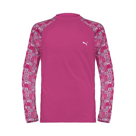 CAMISETA MANGA LONGA ESTAMPADA UV50+ (INFANTIL) - PUMA