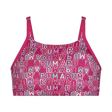 BIQUINI TOP ESTAMPADO INFANTIL - PUMA