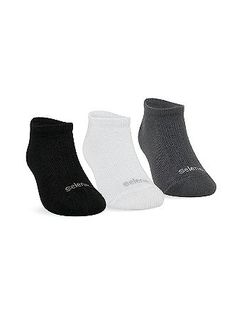 MEIA INFANTIL SAPATILHA - KIT 3 PARES