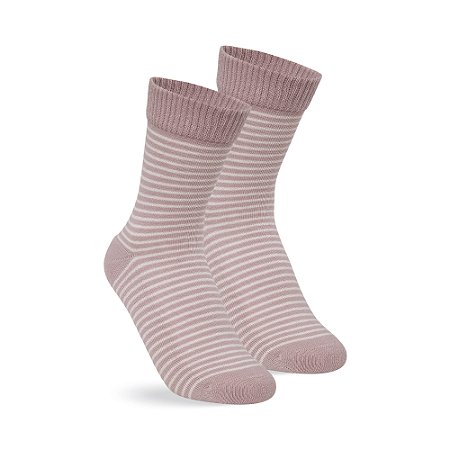 MEIA FEMININA  1/2 FELPA