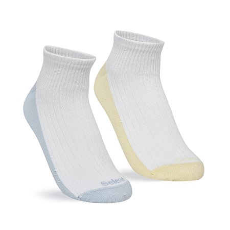 MEIA ESPORTIVA FEMININA SAPATILHA KIT 2P