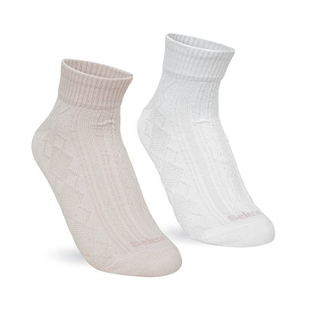 MEIA ESPORTIVA FEMININA CANO BAIXO KIT 2P