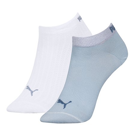 MEIA SAPATILHA FEMININA KIT 2 PARES - PUMA