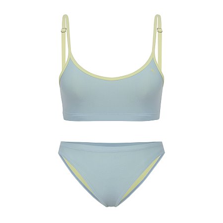 CONJUNTO TOP ALCA REGULAVEL E CALCINHA INFANTIL - PUMA
