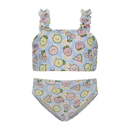 CONJUNTO BIQUINI TOP E CALCINHA INFANTIL