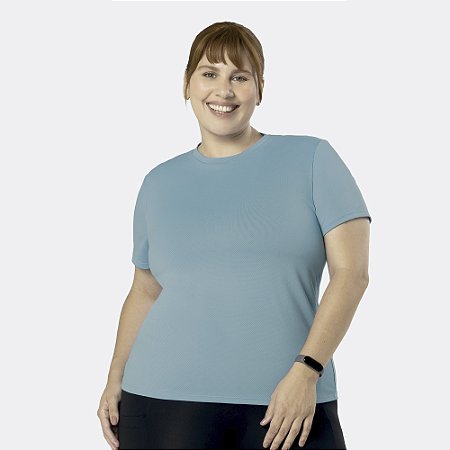 CAMISETA FEMININA PLUS SIZE - FITNESS