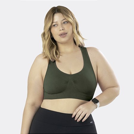 TOP NADADOR SEM COSTURA - PLUS SIZE