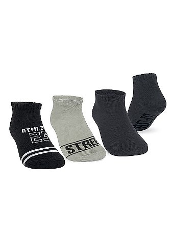 MEIA SAPATILHA INFANTIL MENINOS - KIT 3 PARES