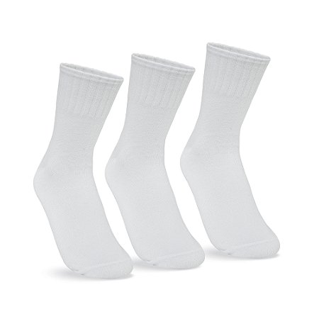 MEIA JUVENIL - KIT 3 PARES