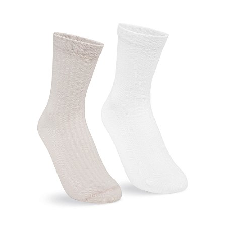 MEIA ESPORTIVA FEMININA CANO MEDIO 2 PARES - PUMA