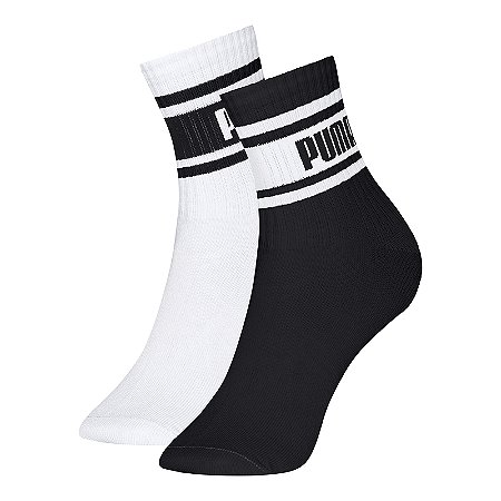 MEIA ESPORTIVA FEMININA CANO MEDIO 2 PARES - PUMA
