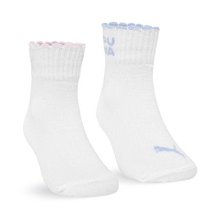 MEIA CANO BAIXO INFANTIL - KIT 2 PARES