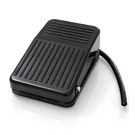 Interruptor Pedal Liga/Desliga Preto 10A 110/220V Proteção IP65