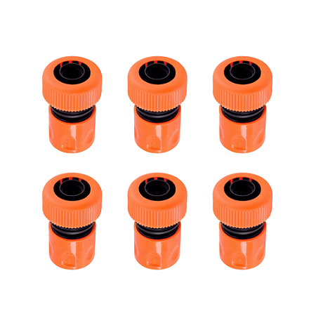 Kit 6 Engate Rápido para Mangueira 1/2" ForceLine