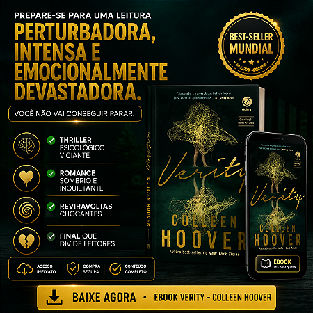 Ebook Verity | Colleen Hoover | Thriller e Suspense Psicológico | PDF Digital
