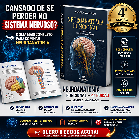Ebook Neuroanatomia Funcional – 4ª Edição | Angelo Machado | PDF Digital