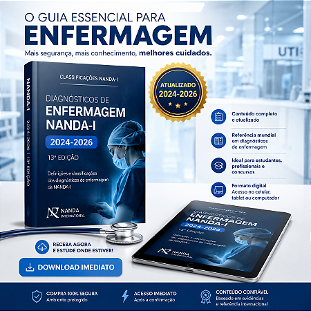 Diagnósticos de Enfermagem NANDA-I 2024–2026 (13ª Edição) | Ebook Digital