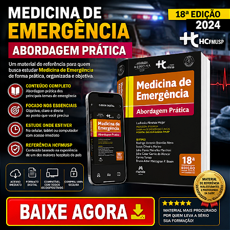 Ebook Medicina de Emergência – Abordagem Prática | 18ª Edição 2024 | PDF Digital