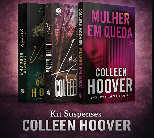 Kit Suspenses Colleen Hoover | Verity + Layla + Mulher em Queda | 3 Ebooks Digitais