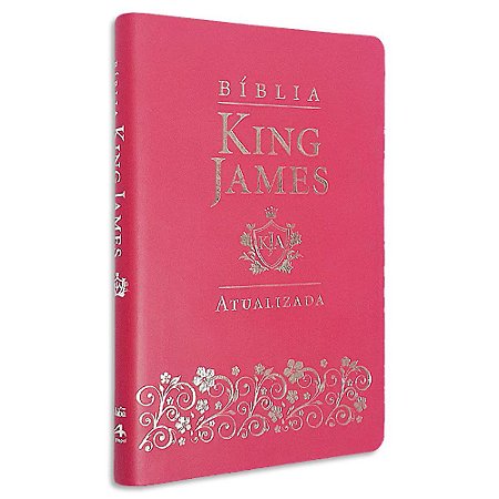 Bíblia King James Atualizada Slim Rosa