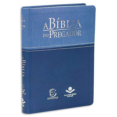 A Bíblia do Pregador Bicolor Azul