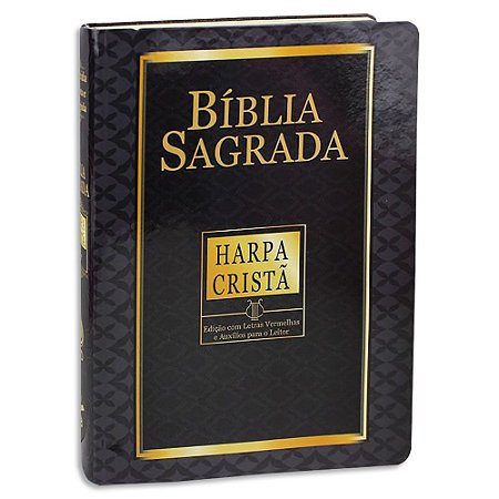 Bíblia com Harpa Letra Gigante Econômica Preta