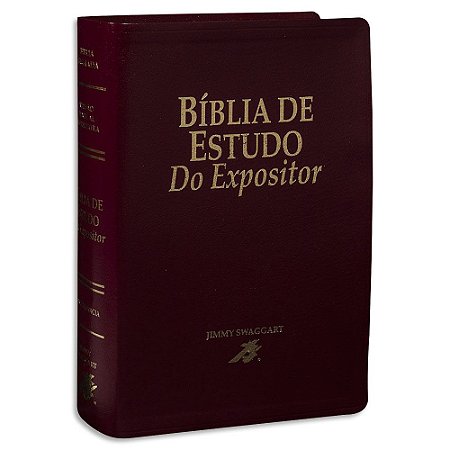 Bíblia de Estudo do Expositor capa Vinho