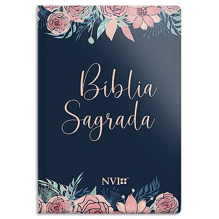 Bíblia NVI capa Rosas