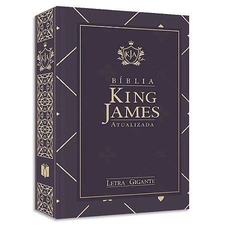 Bíblia King James Atualizada Roxa Letra Gigante