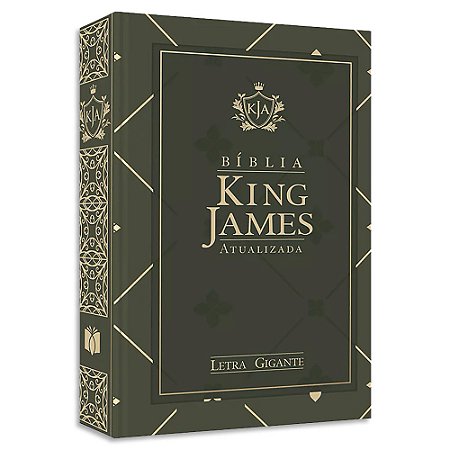 Bíblia King James Atualizada Letra Gigante Verde