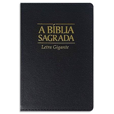 Bíblia ACF Letra Gigante capa Preta