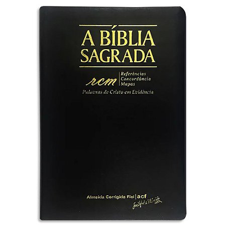 Biblia ACF RCM Letra Gigante Preta