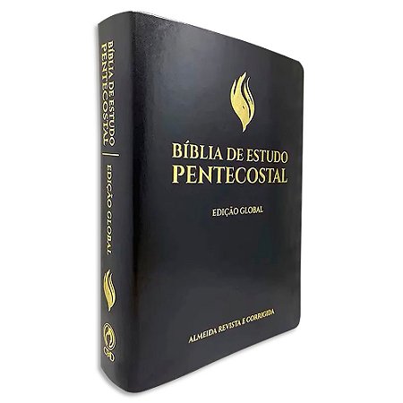 Bíblia de Estudo Pentecostal Letra Grande Preta