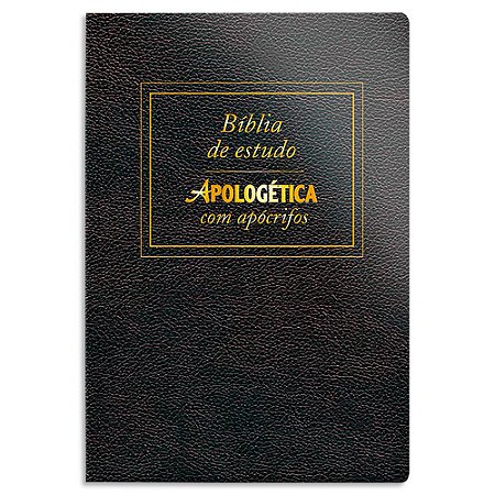 Bíblia de Estudo Apologética com Apócrifos RC Preta