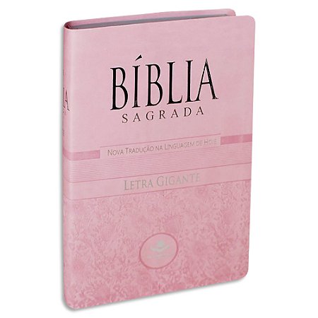 Bíblia Sagrada NTLH Letra Gigante Rosa Claro