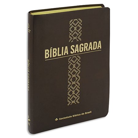 Bíblia Almeida Revista e Corrigida Marrom Escuro SF