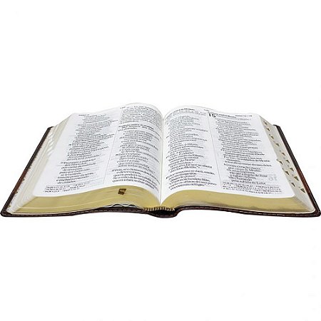Bíblia Sagrada Letra SuperGigante capa Marrom - Livraria Evangélica Online