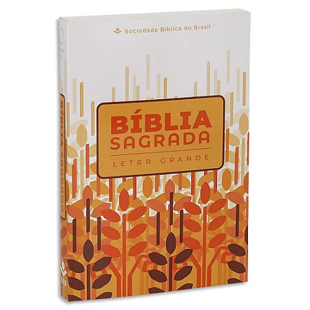 Bíblia ARA Letra Grande capa Brochura Ilustrada