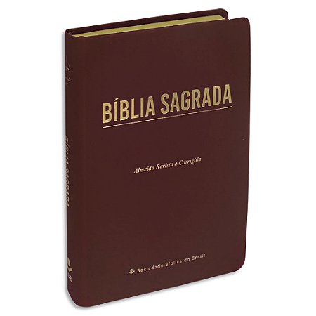 Bíblia ARC Letra Gigante capa Vinho