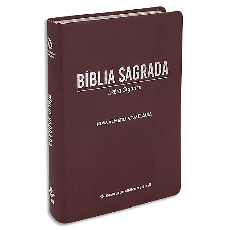 Bíblia NAA Letra Gigante capa Vinho