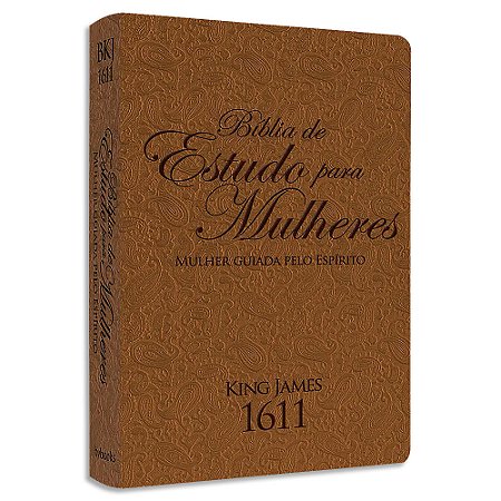 Bíblia de Estudo para Mulheres King James 1611 capa Marrom